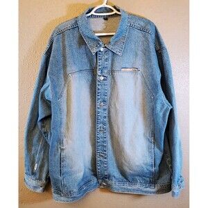 Vintage Men's Rocawear Denim Jacket Size 2XL